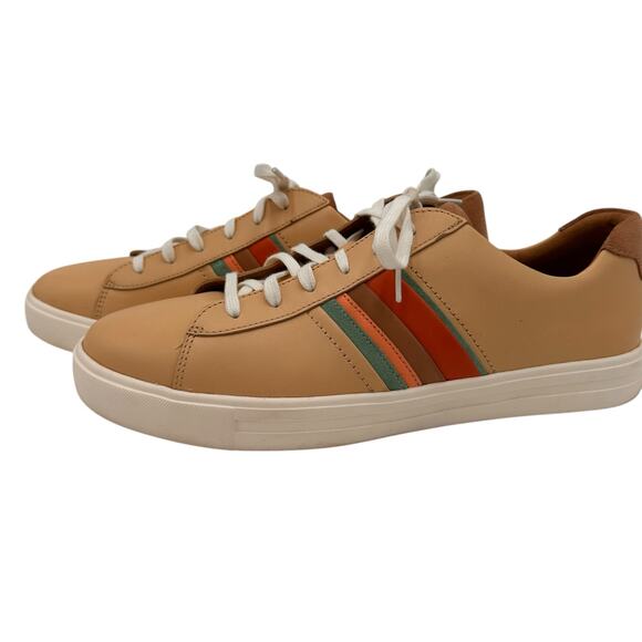 Clarks Un Maui Women's Striped Leather Unstructured Lace Shoes Size 11 - Picture 8 of 11